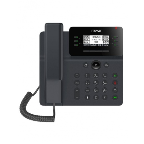 Телефон IP Fanvil V62 черный - фото 2