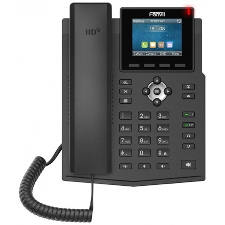 Телефон IP Fanvil X3SG Pro черный - фото 8