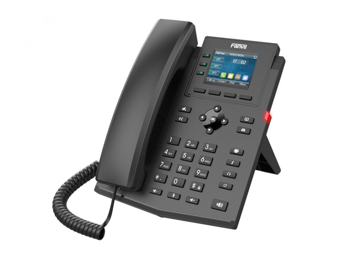 Телефон IP Fanvil X303W черный huidu wi fi асинхронная отправляющая коробка hd a3 с сенсором s108