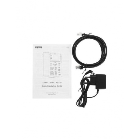 Телефон IP Fanvil X303P черный - фото 11