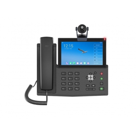 Телефон IP Fanvil X7A+CM60 черный - фото 2