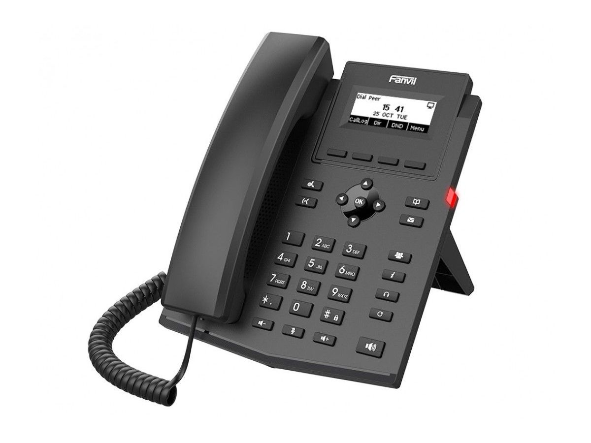 ip телефон fanvil x301p черный Телефон IP Fanvil X301P черный