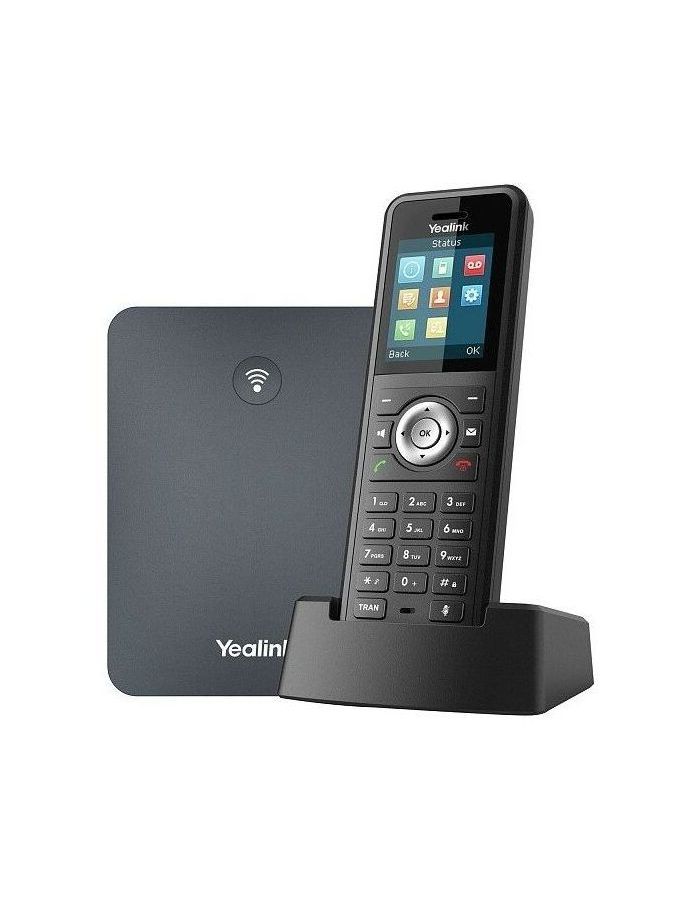 Телефон SIP Yealink W79P черный dect система yealink w73p база w70b трубка w73h до 10 sip аккаунтов до 10 трубок на базу до 20 одновременных вызовов