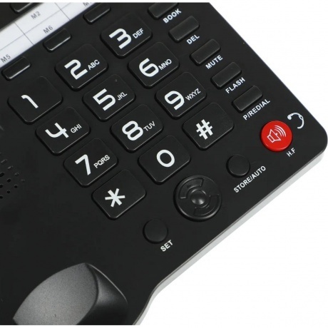 Телефон проводной Ritmix RT-550 черный - фото 11