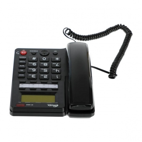 Телефон проводной Ritmix RT-550 черный - фото 12