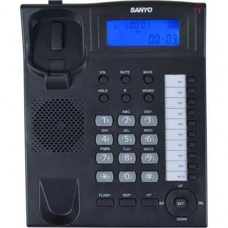 Телефон проводной SANYO RA-S517B черный - фото 3