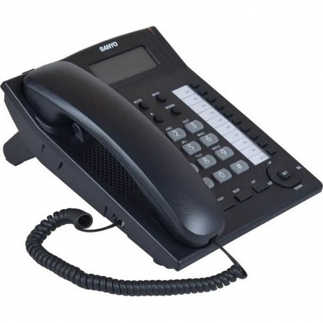 Телефон проводной SANYO RA-S517B черный - фото 4