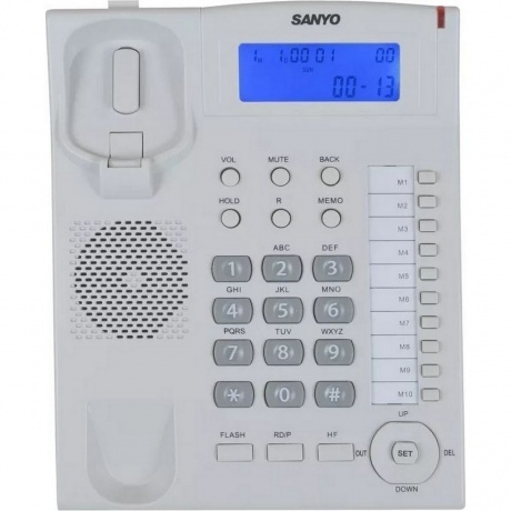 Телефон проводной SANYO RA-S517W белый - фото 3