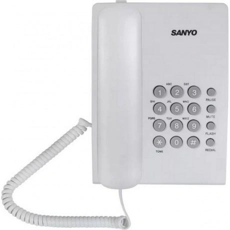 Телефон проводной SANYO RA-S204W белый