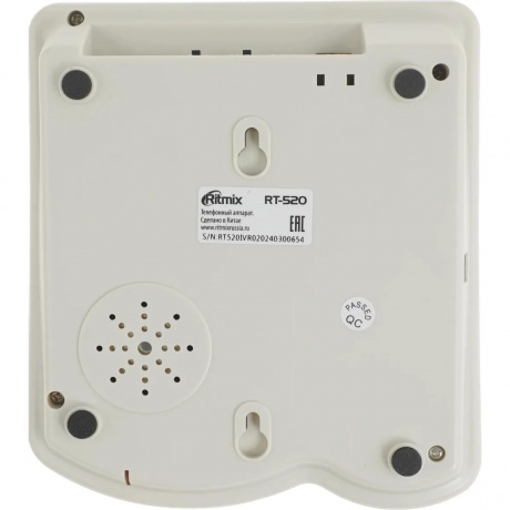 Телефон проводной Ritmix RT-520 слоновая кость - фото 7