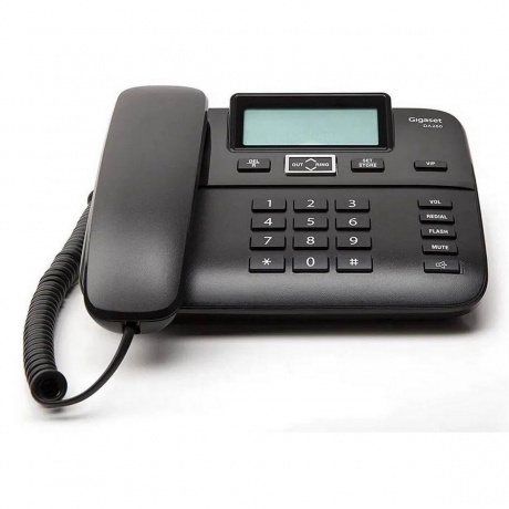 Телефон проводной Gigaset DA260 (S30054-S6532-A601) черный - фото 2