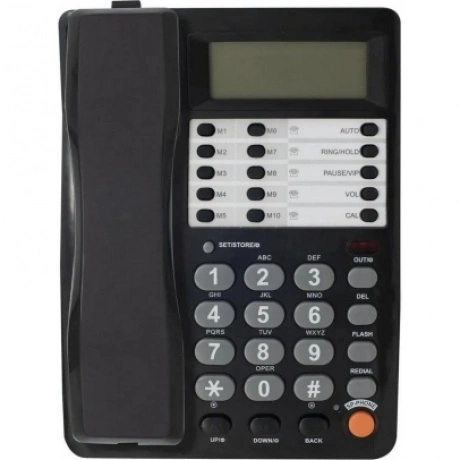 Телефон проводной Ritmix RT-495 черный