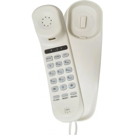 Телефон проводной Ritmix RT-002 белый - фото 9