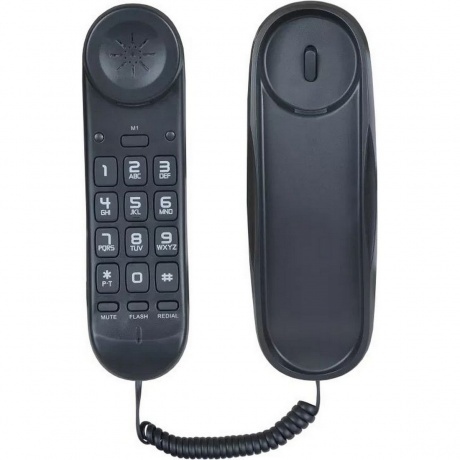 Телефон проводной SANYO RA-S120B черный - фото 1