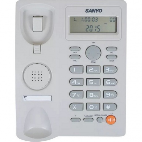 Телефон проводной SANYO RA-S306W белый - фото 3