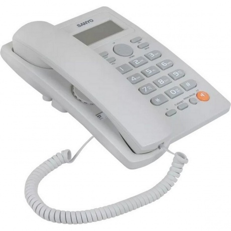 Телефон проводной SANYO RA-S306W белый - фото 4