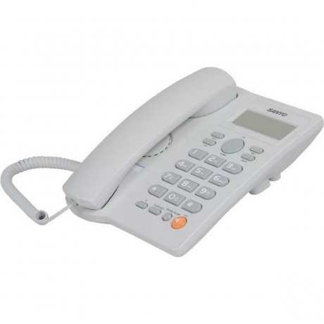 Телефон проводной SANYO RA-S306W белый - фото 5