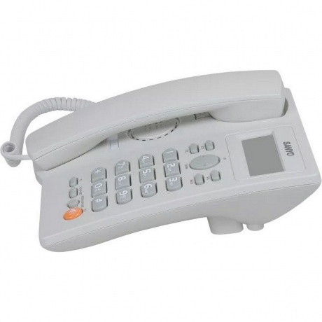 Телефон проводной SANYO RA-S306W белый - фото 6