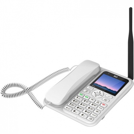 Стационарный сотовый телефон BQ 2839 Point White - фото 2