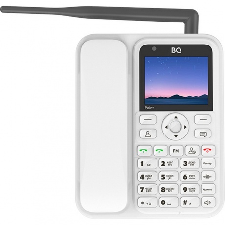Стационарный сотовый телефон BQ 2839 Point White - фото 3