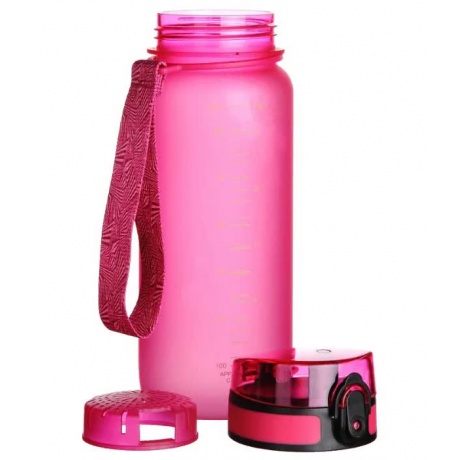 Бутылка для воды UZSPACE тритан, 3037, Розовый, 650 мл - фото 2