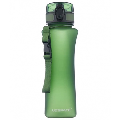 Бутылка для воды с сеточкой UZSPACE   тритан, 6008, Зеленый, 500 мл - фото 1