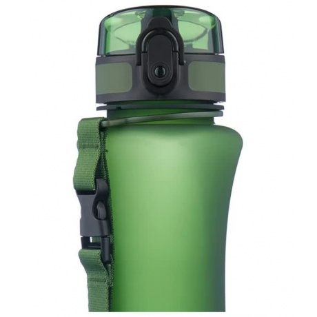 Бутылка для воды с сеточкой UZSPACE   тритан, 6008, Зеленый, 500 мл - фото 3