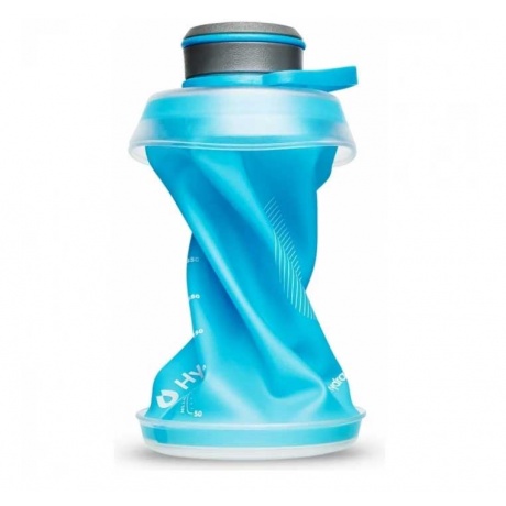Складная мягкая бутылка для воды HydraPak Stash (0,75 литра), серая - фото 2