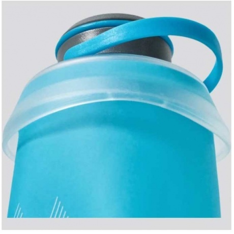 Складная мягкая бутылка для воды HydraPak Stash (0,75 литра), серая - фото 7