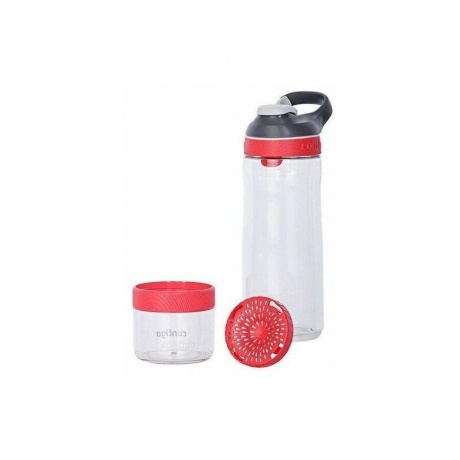 Бутылка Contigo Cortland Infuser 0.72л прозрачный/красный пластик (2095014) - фото 1