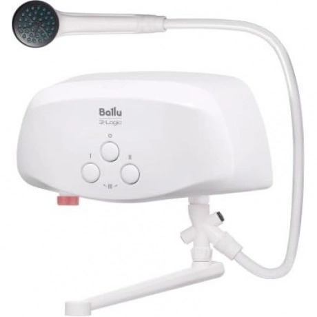 Водонагреватель проточный Ballu 3-Logic TS (6,5 kW) - кран+душ