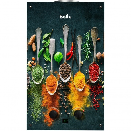 Колонка газовая Ballu GWH 10 Fiery Glass Curry - фото 1