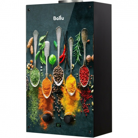 Колонка газовая Ballu GWH 10 Fiery Glass Curry - фото 2