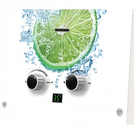 Колонка газовая Ballu GWH 10 Fiery Glass Lime - фото 6