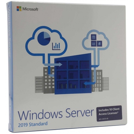Операционная система Microsoft Windows Server 2019 Std 10 Clt 64 bit Eng (P73-07701) Box - фото 1