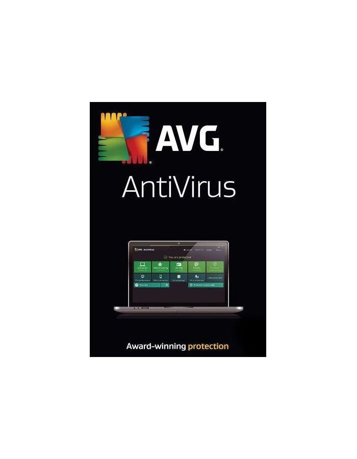 Антивирус AVG AntiVirus на 1 год 3ПК [avc.3.0.0.12.15] (электронный ключ)