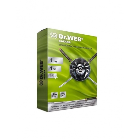 Антивирус Dr.Web Katana на 1 год на 1 ПК [LHW-KK-12M-1-A3] (элек...