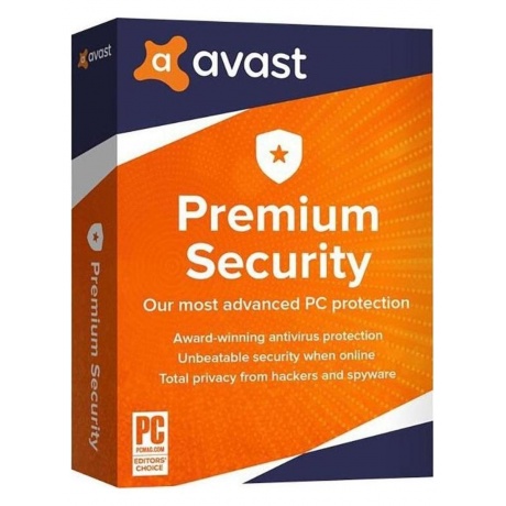 Avast Premium Security (Multi-Device) 1 Year (prd.10.12m) электр...
