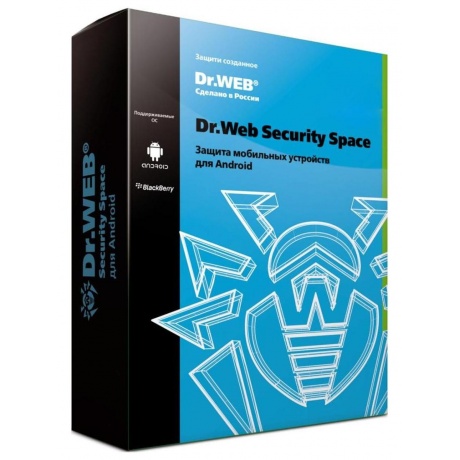 Антивирус Dr.Web Mobile Security на 2 устройства на 12 мес. (LHM...