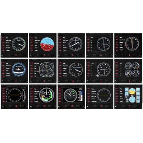 Контроллер Logitech G Flight Instrument Panel (945-000008) черный - фото 8