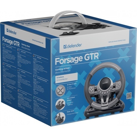 Руль Defender Forsage GTR USB (для ПК) - фото 8