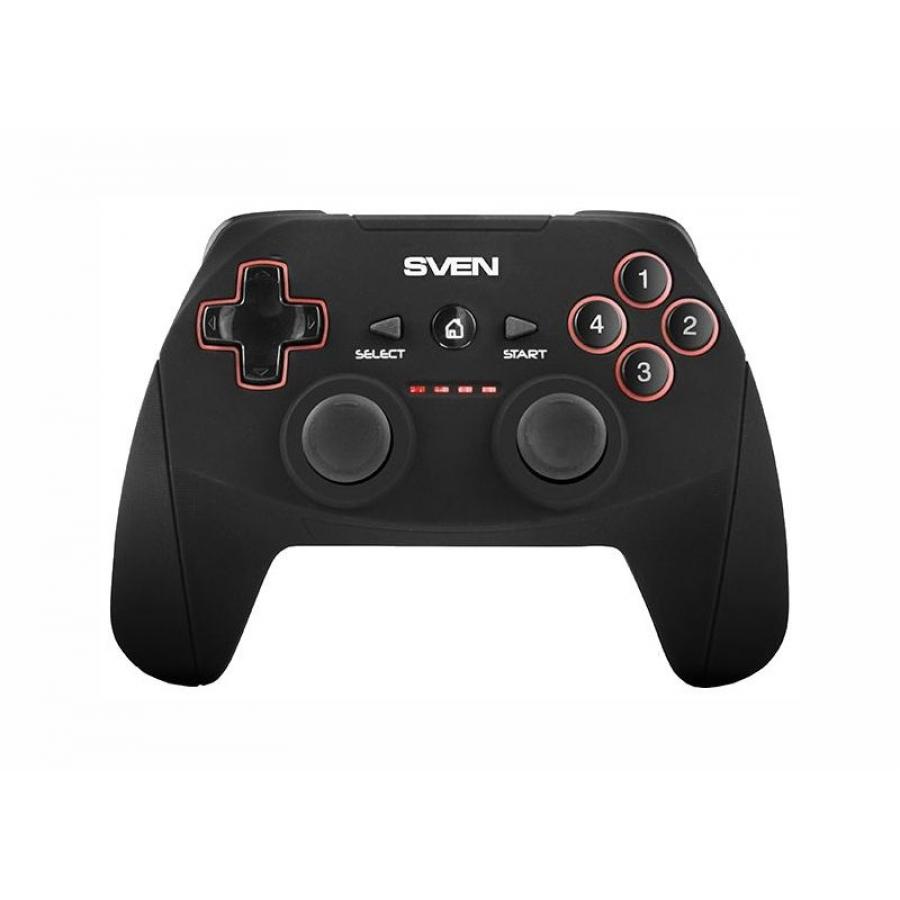беспроводной геймпад gc 2040 11 кл 2 стика d pad soft touch pc ps3 android xinput Геймпад беспроводной SVEN GC-2040 (для ПК, PS3, Android)
