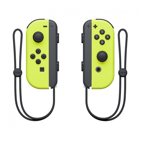 Два контроллера Joy-Con для Nintendo Switch (неоновые желтые) - фото 2