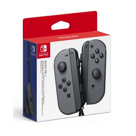 Два контроллера Joy-Con для Nintendo Switch (серые) - фото 1
