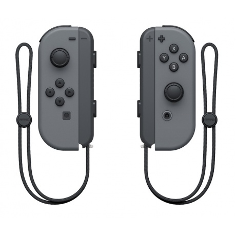 Два контроллера Joy-Con для Nintendo Switch (серые) - фото 2