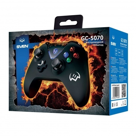 Геймпад Sven GC-5070 чёрный (SV-016036) - фото 6