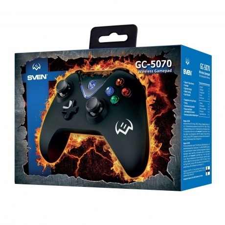 Геймпад Sven GC-5070 чёрный (SV-016036) - фото 7