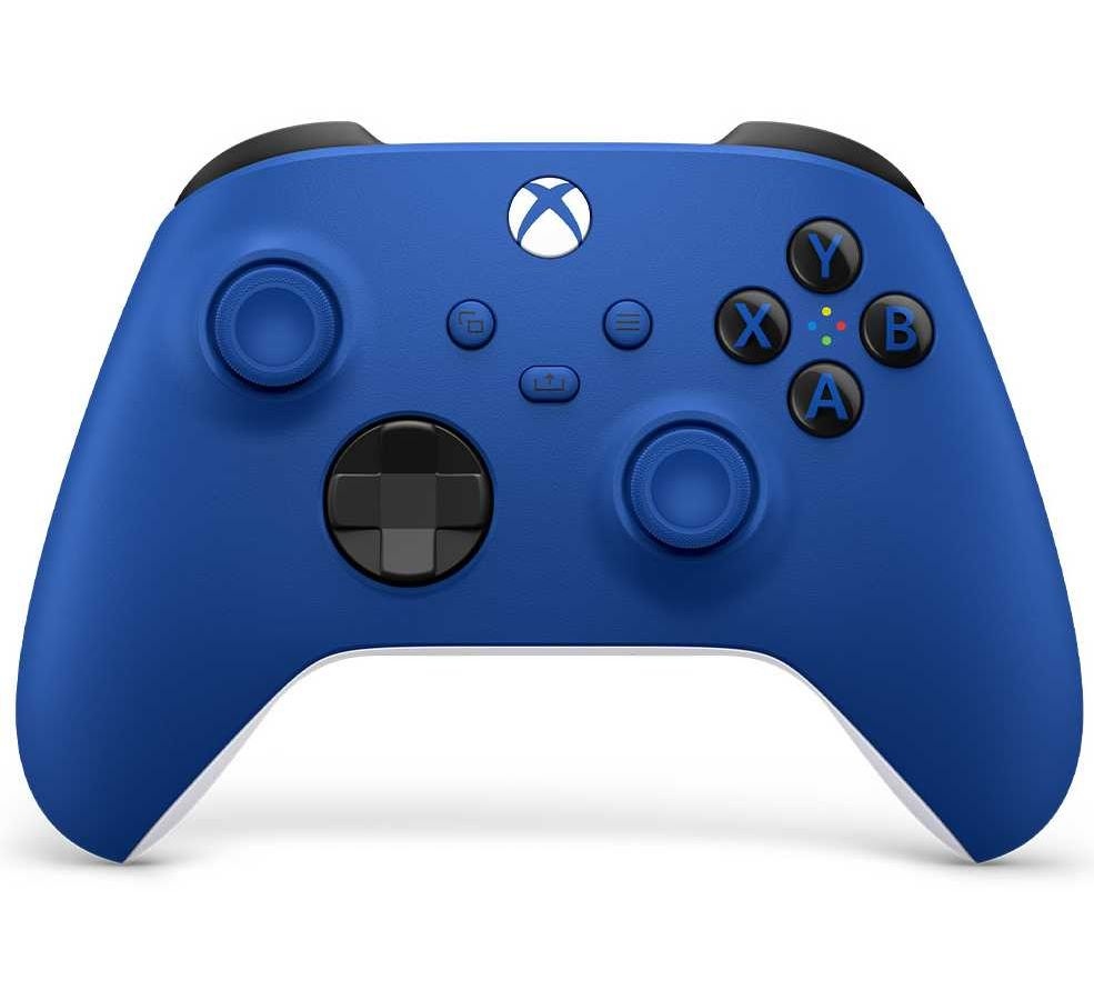 Геймпад Xbox Blue (QAU-00009) геймпад microsoft xbox shock blue qau 00002