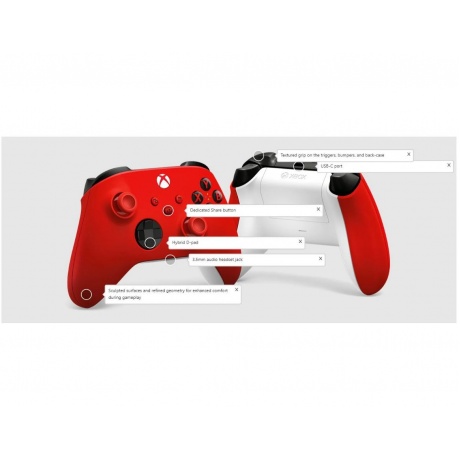 Геймпад  Xbox Controller Pulse Red (QAU-00013) - фото 9