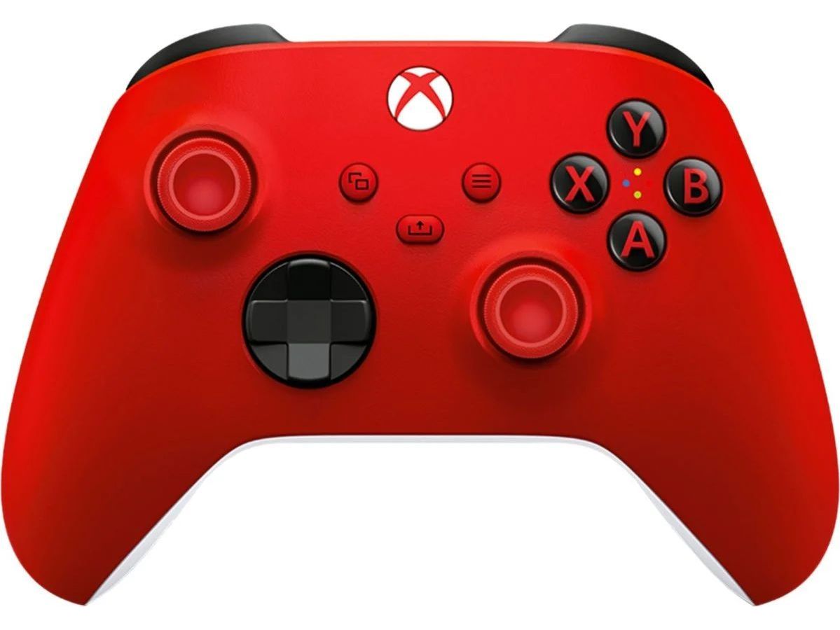 Геймпад Xbox Controller Pulse Red (QAU-00013) геймпад для xbox microsoft синий qau 00002
